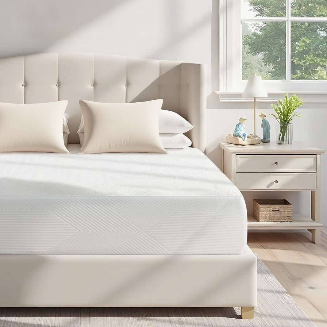 WARMKISS Cooling Gel Memory Foam Mattress CertiPUR US Certified Fiberglass Free Pressure Relief Bed in a Box