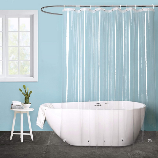 ELEMUSE Waterproof Shower Curtain Liner for Bathroom